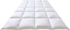 A white down comforter is laid out flat on a white background, showing its quilted pattern. Náhled obrázku produktu