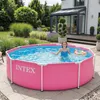 INTEX 28290ND - Pink Metal Frame Pool (244x76cm) Produktbild-Vorschau 9