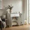 FineBuy Bílá komoda SETE 90 x 75 x 30 cm Skříňka s 1 Náhled obrázku produktu 4