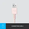 Logitech 981-001281 Logitech H390 USB-Headset rosa Vista previa de la imagen del producto 12