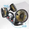 Autolüfter, 3-Kopf-Tischventilator, 2-stufig einstellbar, Produktbild-Vorschau 4