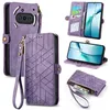 Für Nothing Phone 3a Geometric Design Kunstleder Zipper Produktbild-Vorschau 1