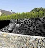 Zaunbanner Leopard grau Sichtschutz Garten Zaun Produktbild-Vorschau 1