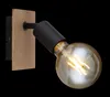 Globo 1er Spot Martha schwarz-braun 10 x 9 cm E27, max. 60 Produktbild-Vorschau 7