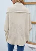 ASKSA Damen Cardigan Pullover Grob Gestrickt Wickel Produktbild-Vorschau 4