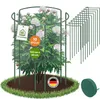 TTL GARDEN Strauchstützen 120x40cm 10er Set + Klettband Produktbild-Vorschau 1