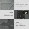 Outsunny Gartenschrank Geräteschuppen mit Fachböden Produktbild-Vorschau 6