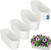 KOTARBAU® 4 pcs Jardinière Exterieur Plastique 40x13x13 cm Voir les images du produit 1