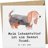 Mr. & Mrs. Panda Glückwunschkarte Basset Hound Lebensretter Produktbild-Vorschau 1