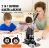 SucceBuy Buttonmaschine, 1" und 2,25" Button-Stanzer-Set, Produktbild-Vorschau 2