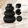 Vaso in Vetroceramica nera MAURICE, 21 cm Anteprima dell’immagine prodotto 11