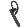 A black Bluetooth earphone with a digital display is shown against a white background. Náhľad obrázku produktu