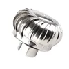 A stainless steel turbine roof vent is shown against a white background. Podgląd zdjęcia produktu