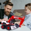 Malplay Baubagger bewegliche Teile Sound Licht rot Produktbild-Vorschau 13