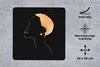 MuchoWow® Mauspad Mousepad Frau - Schwarz und Gold - Produktbild-Vorschau 2