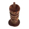 Coquetier et support "The Tower" set de 6 pièces en bois Voir les images du produit 4
