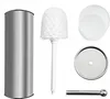 Zestaw Stojak Na Papier Toaletowy+ Szczotka Do Wc Srebrny Podgląd zdjęcia produktu 4