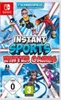 The image shows the front cover of a Nintendo Switch game case for 'Instant Sports Winter Games'. It features cartoon characters engaged in winter sports. Produktbild-Vorschau