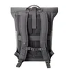 The back view of a gray backpack. Anteprima dell’immagine prodotto