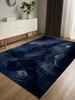 benuta Basic Kunstfaser Fellteppich Furry - Dunkelblau Produktbild-Vorschau 2
