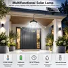 LED Solar Hängelampe Außen mit Bewegungsmelder, Kristall Produktbild-Vorschau 10