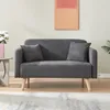 2-Sitzer Sofa 'Midt' gepolstert Cord 132 x 70 x 81 cm mit Produktbild-Vorschau 2