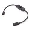 USB DC-Kabel mit Schalter USB Typ C Buchse - USB Typ C Produktbild-Vorschau 1