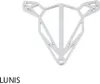 BeWooden Brosche Damhirschkuh Stahlbrosche aus Metall Lunis Produktbild-Vorschau 3