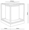 Tischleuchten - Tischleuchte "BETA" H: 17cm weiß, Produktbild-Vorschau 6