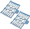 Two blue vacuum cleaner filters are shown against a white background. Produktbild-Vorschau