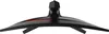 The top view of a curved gaming monitor stand and base. Produktbild-Vorschau