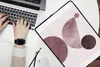 MuchoWow® Laptop Hülle 15 Zoll Formen - Abstrakt - Pastell Produktbild-Vorschau 2