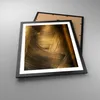 Gerahmtes Poster - Schwarzer Rahmen - Abstraktion Gold Produktbild-Vorschau 3