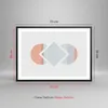 Gerahmtes Poster - Schwarzer Rahmen - Stück Geometrisch Produktbild-Vorschau 5