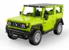 A lime green toy Suzuki Jimny car. Voir les images du produit