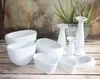Doniczka ceramiczna osłonka biała walec H22 Podgląd zdjęcia produktu 15