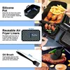 17dílná sada příslušenství: silikonová forma na fritézu Náhled obrázku produktu 2