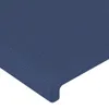 vidaXL Tête de lit bleu 90x5x78/88 cm Tissu Voir les images du produit 4