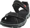 Rieker Damen Echtleder Sandalette schwarz, Damen:38 EU Produktbild-Vorschau 77