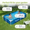 Bestway Steel Pro, obdélníkový bazén - 221 x 150 x 43 cm - Náhled obrázku produktu 3