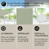 Blumfeldt Tonnelle de Jardin Aluminium 3x3 m avec Roues, Voir les images du produit 2