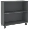 vidaXL Sideboard HAMAR Dunkelgrau 85x35x80 cm Massivholz Produktbild-Vorschau 3