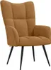 vidaXL Relaxsessel Braun Samt Produktbild-Vorschau 7