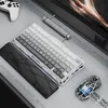 A gaming setup featuring a keyboard, mouse, and controller. Produktbild-Vorschau