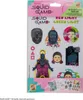 A sheet of stickers for the Netflix show Squid Game, featuring various characters and symbols from the series. Náhled obrázku produktu
