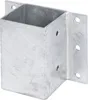 A metal post anchor bracket on a white background. Náhled obrázku produktu