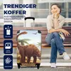 MuchoWow® Koffer Handgepäck Trolley Rollkoffer Kleine Produktbild-Vorschau 2