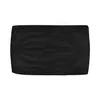 A black swimming pool cover is shown laid out flat against a white background. Produktbild-Vorschau