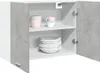 vidaXL Hängeschrank Betongrau 80x31x60 cm Holzwerkstoff Produktbild-Vorschau 8