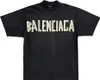 Balenciaga Tape Optik T Shirt Schwarz Uni Produktbild-Vorschau 1